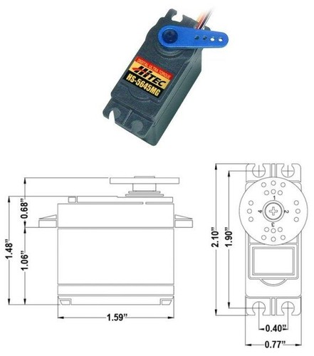 Hitec 5645mg servo für - hs-5645mg,