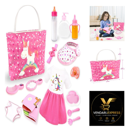 Baby puppe zubehör set - zubehör,