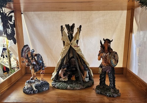 Indianer figuren deko - -,
