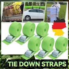 6 Stück Spanngurte Zurrgurte