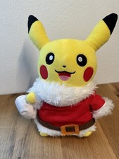 Pokémon Pikachu  Plüschtier Kuscheltier Stofftier Weihnachtsmann⭐️ - Gebraucht