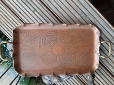 Altes Kupfer Tablett Platte