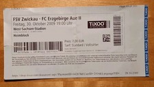 Sammlerticket FSV ZWICKAU FC