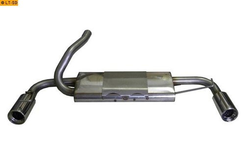 Fox duplex sportauspuff quer - fox,