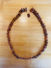 Bernstein Halskette 75cm Kette