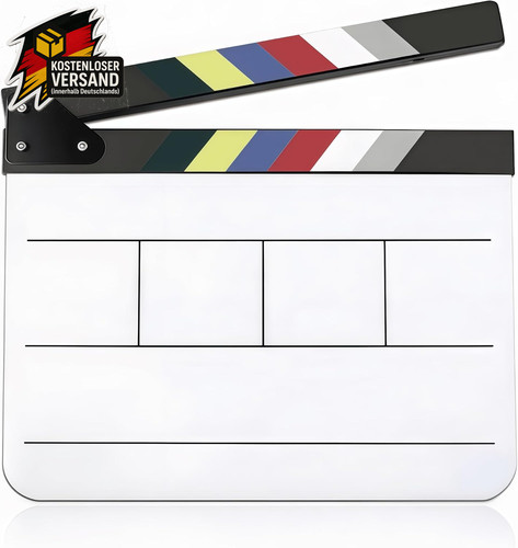 Filmklappe für filmaufnahmen - filmklappe,