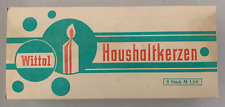 Original 8 Stück DDR-Haushaltkerzen, VEB Wittol Wittenberg, Ostalgie, Vintage
