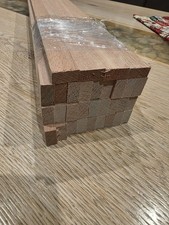 31 Stück Holzleisten Meranti