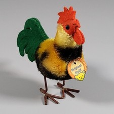 Steiff: antik * 50er Mohair - Hahn * Metallbeine * komplett * 10 cm *