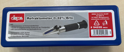 Refraktometer brix fabr - refraktometer, 0-32%