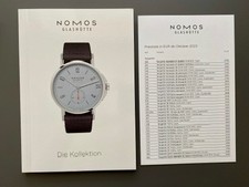 Nomos Glashütte Die Kollektion Prospekt & Preisliste 2023 Tangente Ahoi Orion