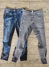 Vollbesatz Reithosen Jeans 1x Equilibre 1x RidersChoice Gr. 36