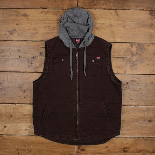 Wrangler hooded workwear vest - hooded,