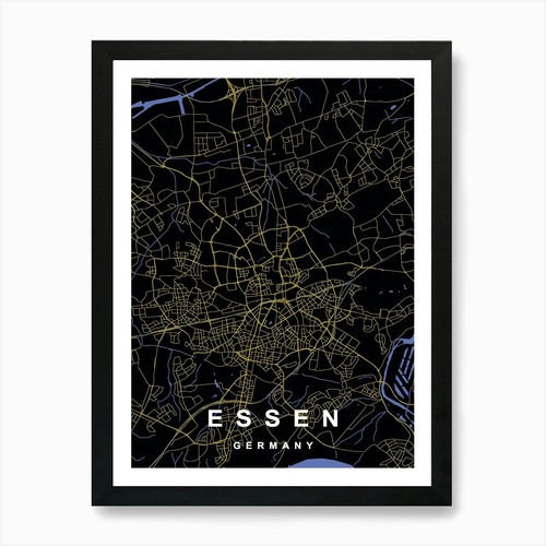 Essen deutschland stadtplan - essen,