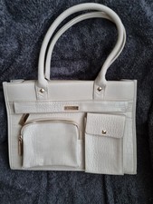 Damenhandtasche Cremefarben