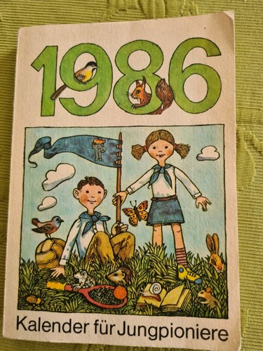 Pionbierkalender ddr 1986 - pionbierkalender,
