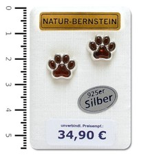 Natur Bernstein Ohrstecker