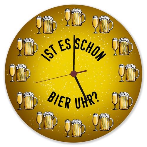 Ist schon bier uhr wanduhr - schon, uhr?