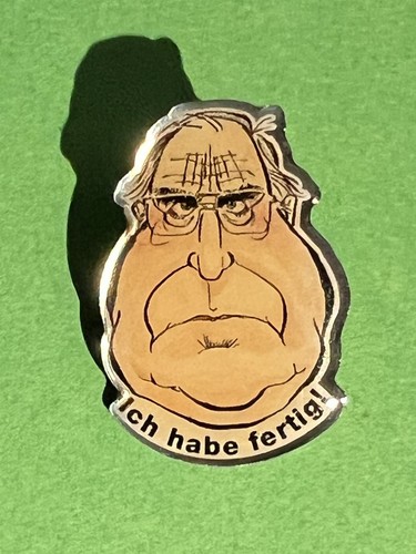 Pin helmut kohl ich - kohl,, habe