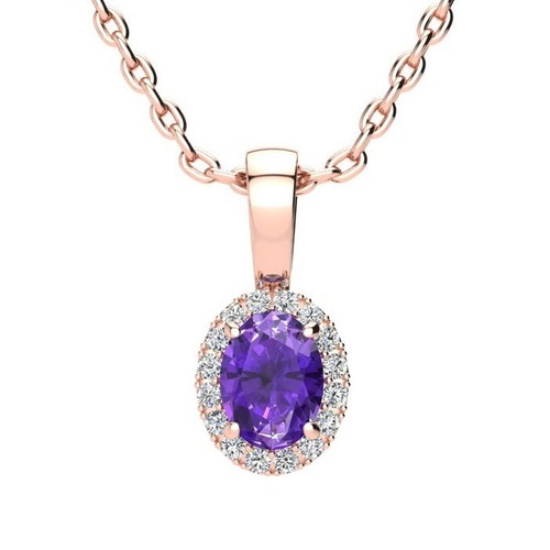 Karat rotgold collier mit - karat,