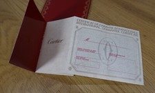 NEU BLANKO ORIGINAL CARTIER