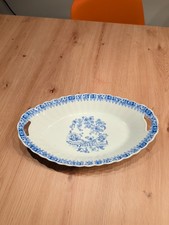 Chinablau Bavaria Porzellan ovale Schale 30cm lang