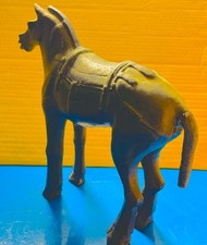 Antik Altes Pferd Sammelwert