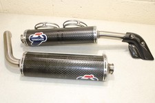 DUCATI 916 996 998 748 Straßenzulassung E-Zeichen Termignoni Carbon Auspuffanlage Schallwand