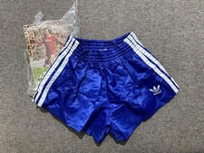 Vintage Adidas Sprinter Shorts 80s glanz racer Hose D4 80er West Germany