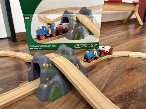 Brio eisenbahn berg set - berg, 21