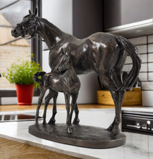 Stute & Fohlen Pferd kalt