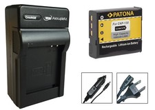 Akku + Ladegerät für Casio Exilim EX-H30, EX-ZR100, EX-ZR200 - NP-130