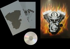 Airbrush Schablone Step by