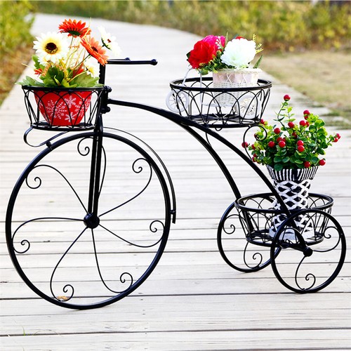 Blumenregal fahrrad form - fahrrad,