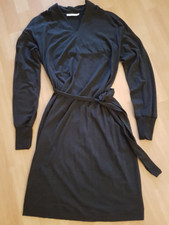 Strickkleid Gr. 38 anthrazit dunkelgrau Hess Natur Bio Merinowolle Seide nachhal