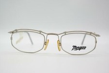 Vintage Yabi Spirit Morgan 820 Silber Eckig Brille Brillengestell eyeglasses NOS