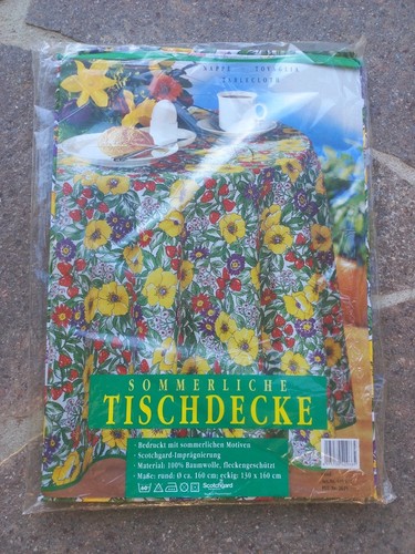 Vintage tischdecke rund - vintage, 160cm