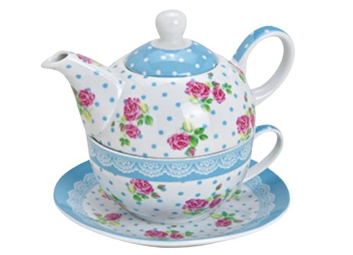 Wurm teekannen set rosen - teekannen-set, "rosen"