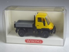 (BOR) Wiking 3720133 Unimog U400 Pritsche gelb/silber in OVP