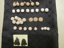 Konvolut diverse Posamenten Knöpfe 34 Stück antik