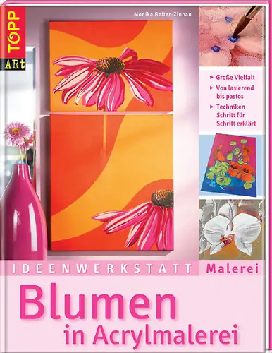 Blumen acrylmalerei - blumen,