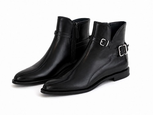 Tod stiefel schwarz leder - stiefel,