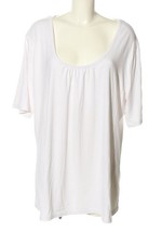 MIA LINEA T-Shirt Damen Shirt Gr. DE 52 weiß Casual-Look