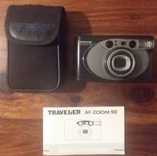 Filmbildkamera Traveller AF-Zoom 90 mit Originaltasche und Benutzerhandbuch.  