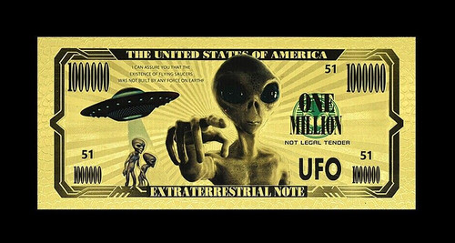 000 usa dollar alien - 10.000,