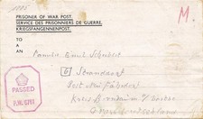 Kriegsgefangenenpost England Großdeuschland 1944
