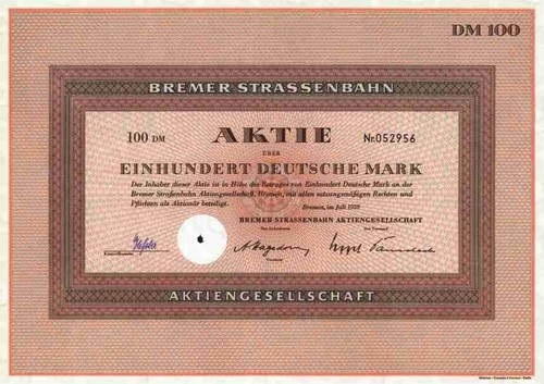 Bremer strassenbahn 1959 - bremer,
