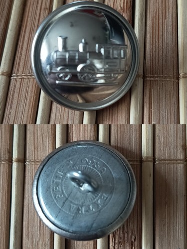 Uniformknopf,Eisenbahn,Extra