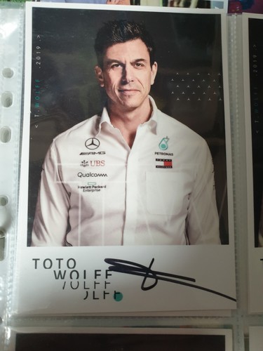 Toto wolff karte 10x15 - wolff, orginal