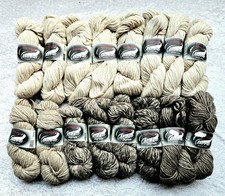 800g Austermann Eko Pur Degrade Natur Beige Braun Braunmeliert Alpaka Schurwolle